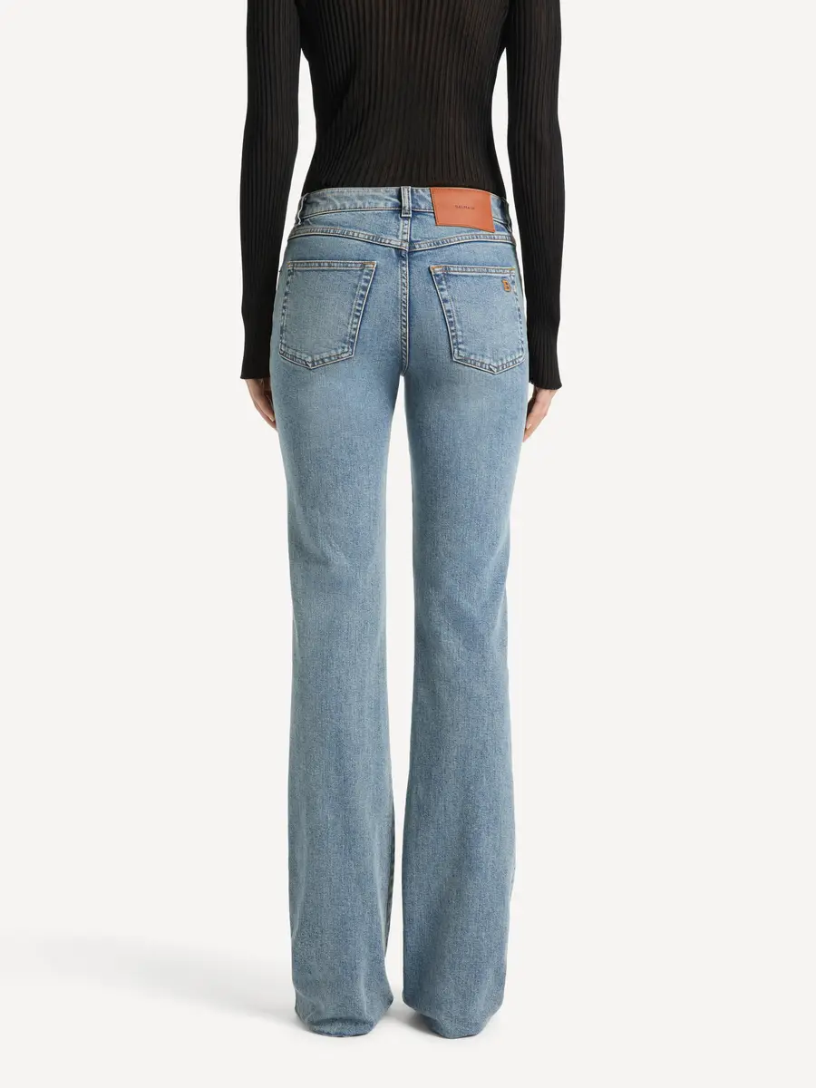 Balmain Bootcut faded denim jeans | Thumbnail 3 Balmain Bootcut faded denim jeans | Thumbnail 3