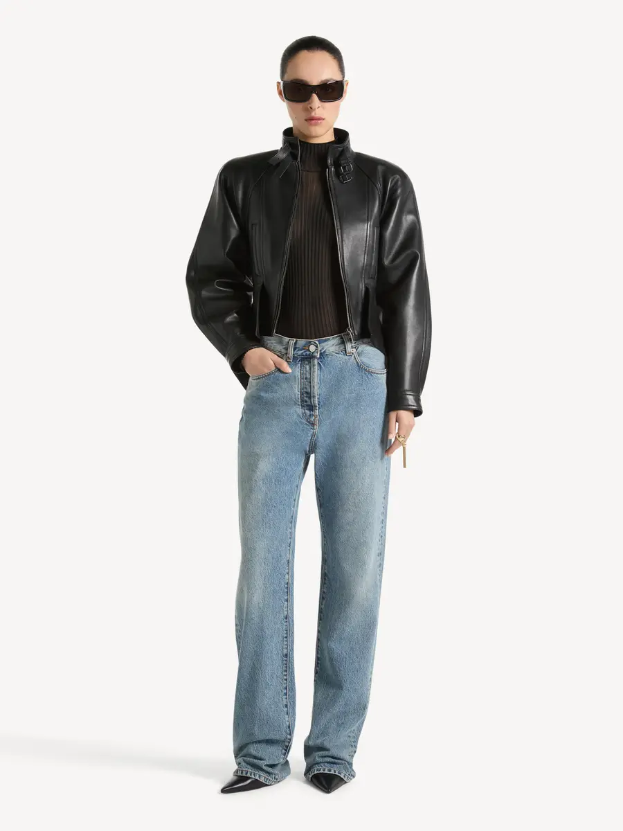Balmain Straight-leg faded denim jeans | Thumbnail 2 Balmain Straight-leg faded denim jeans | Thumbnail 2