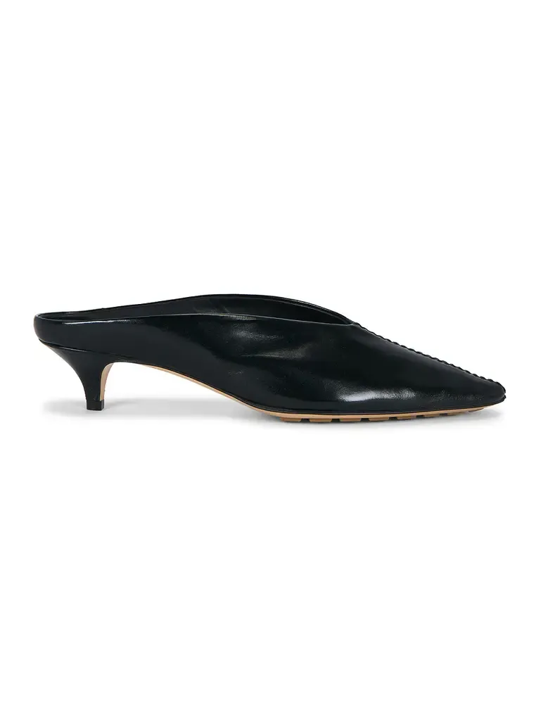 Bottega Veneta Vesta Kitten Heel Mule