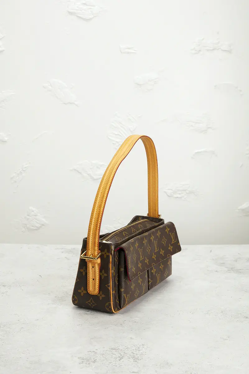 Louis Vuitton Brown Monogram Viva Cite MM Shoulder Bag | Thumbnail 4 Louis Vuitton Brown Monogram Viva Cite MM Shoulder Bag | Thumbnail 4