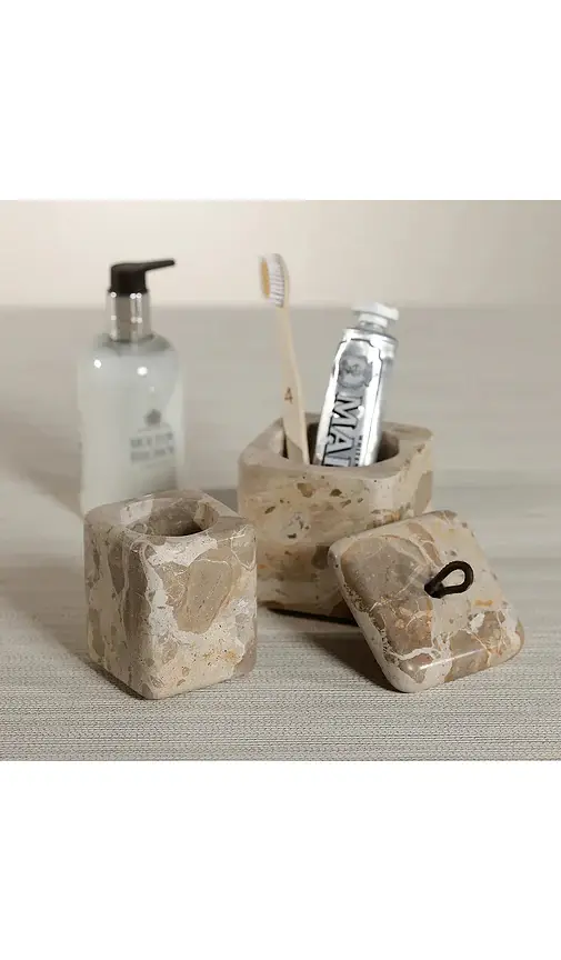 The Favorites Marble Vanity Jar | Thumbnail 4 The Favorites Marble Vanity Jar | Thumbnail 4