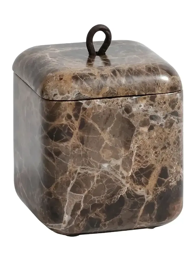 The Favorites Marble Lidded Vanity Jar