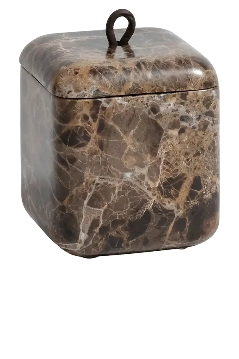 The Favorites Marble Lidded Vanity Jar