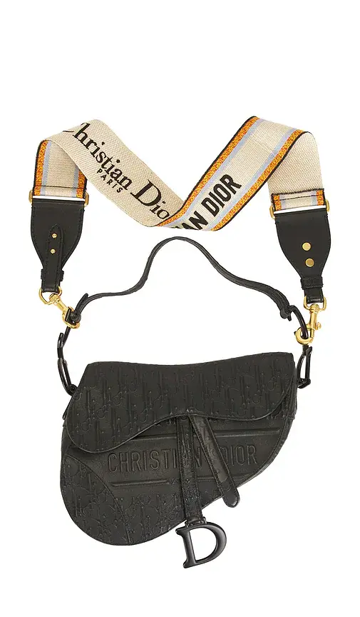 Dior Oblique Embossed Saddle Bag | Thumbnail 9 Dior Oblique Embossed Saddle Bag | Thumbnail 9