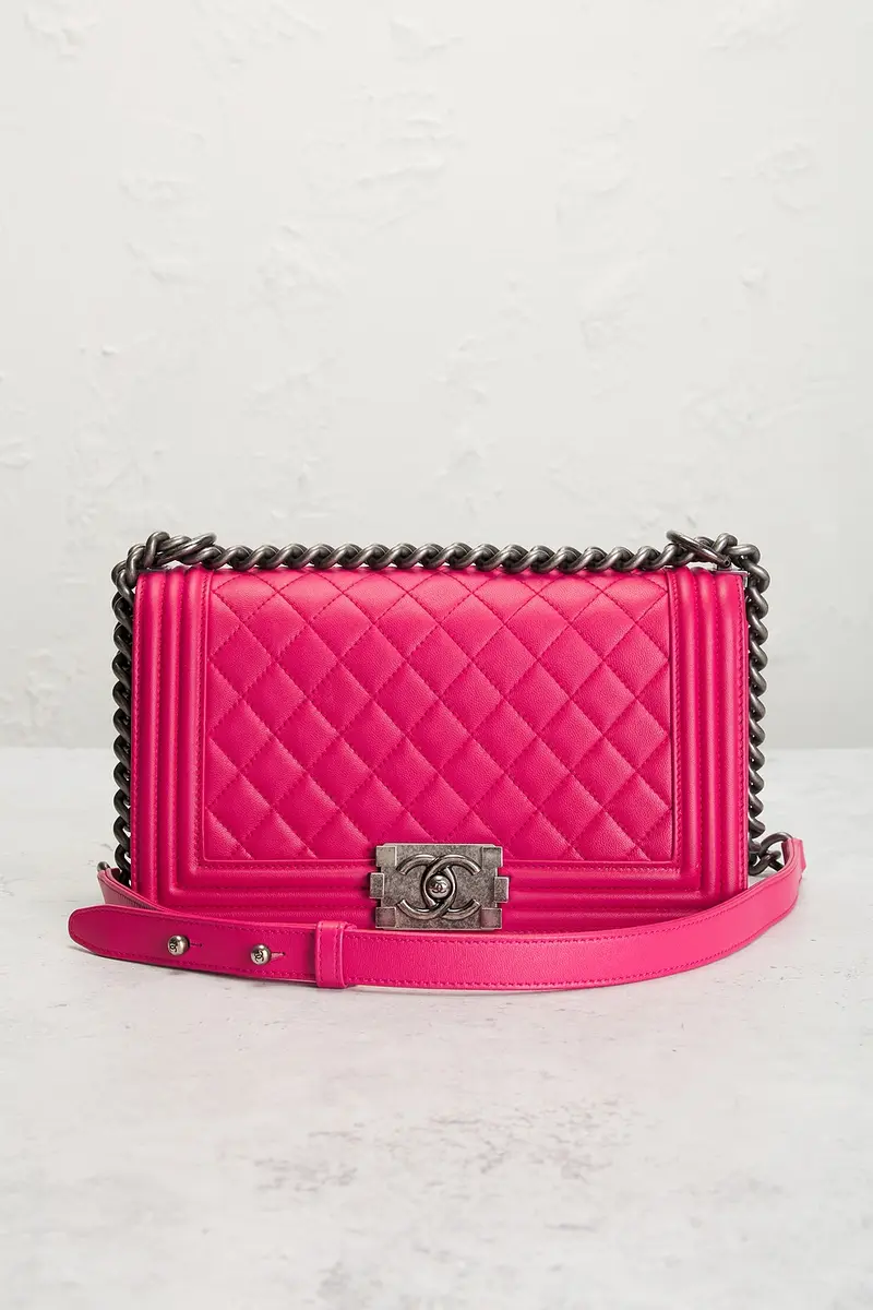 Chanel Chanel Lambskin Boy Bag | Thumbnail 2 Chanel Chanel Lambskin Boy Bag | Thumbnail 2