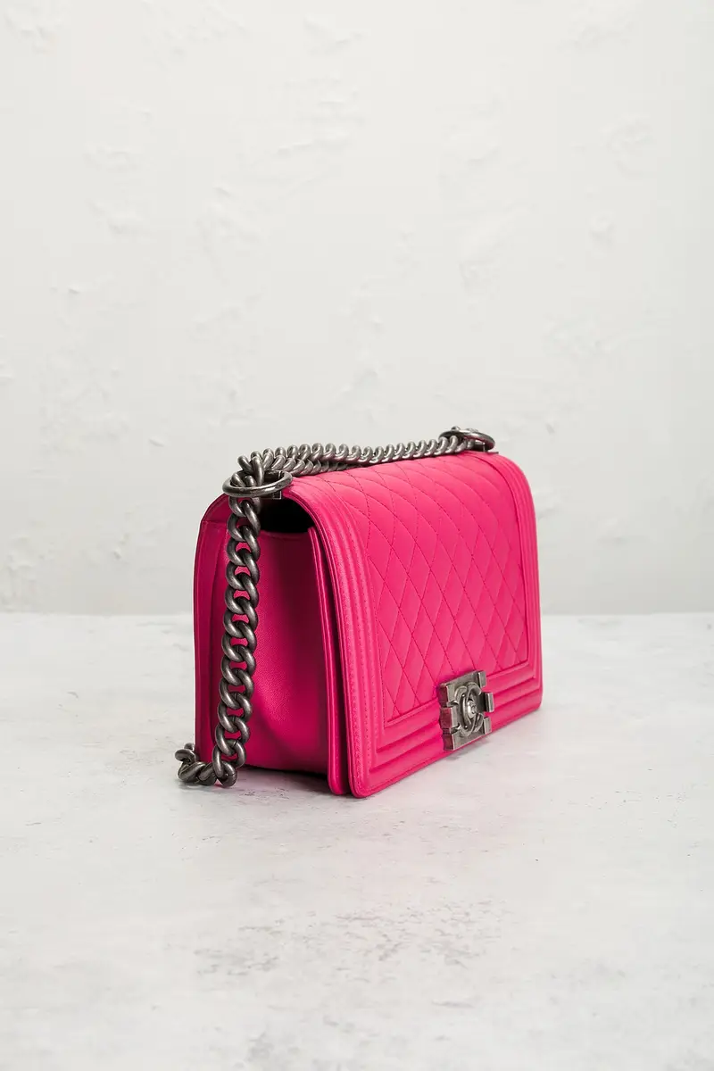 Chanel Chanel Lambskin Boy Bag | Thumbnail 4 Chanel Chanel Lambskin Boy Bag | Thumbnail 4