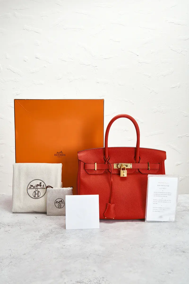 HERMÈS Togo Birkin 30 Handbag | Thumbnail 8 HERMÈS Togo Birkin 30 Handbag | Thumbnail 8
