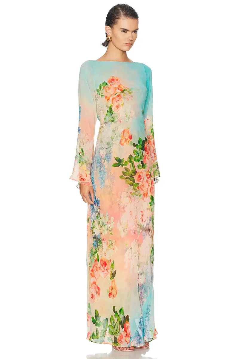 Hemant & Nandita Double Layer Maxi Dress | Thumbnail 2 Hemant & Nandita Double Layer Maxi Dress | Thumbnail 2