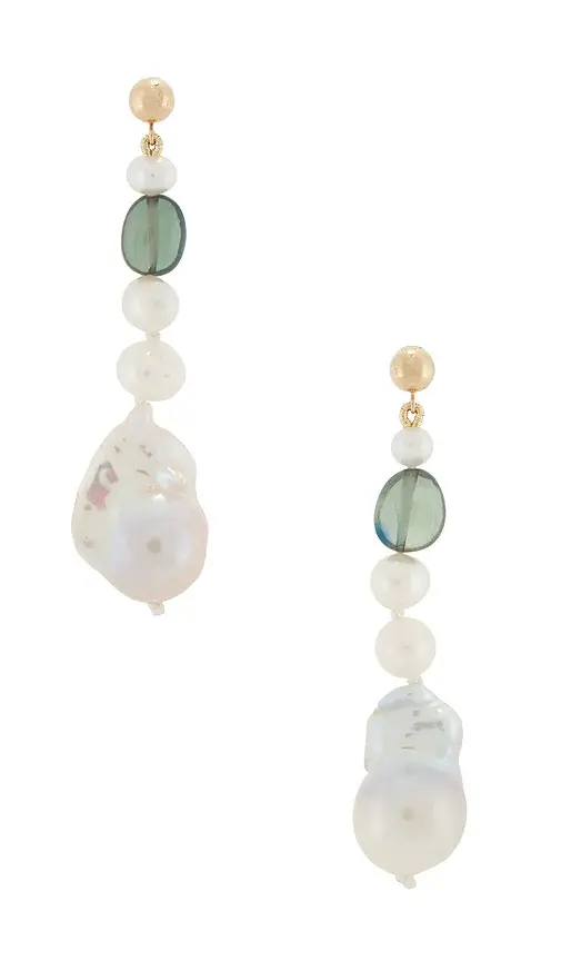 Loren Stewart Poet Pearl Earrings | Thumbnail 4 Loren Stewart Poet Pearl Earrings | Thumbnail 4