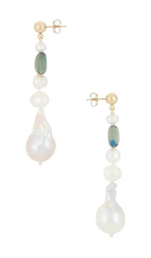 Loren Stewart Poet Pearl Earrings | Thumbnail 5 Loren Stewart Poet Pearl Earrings | Thumbnail 5