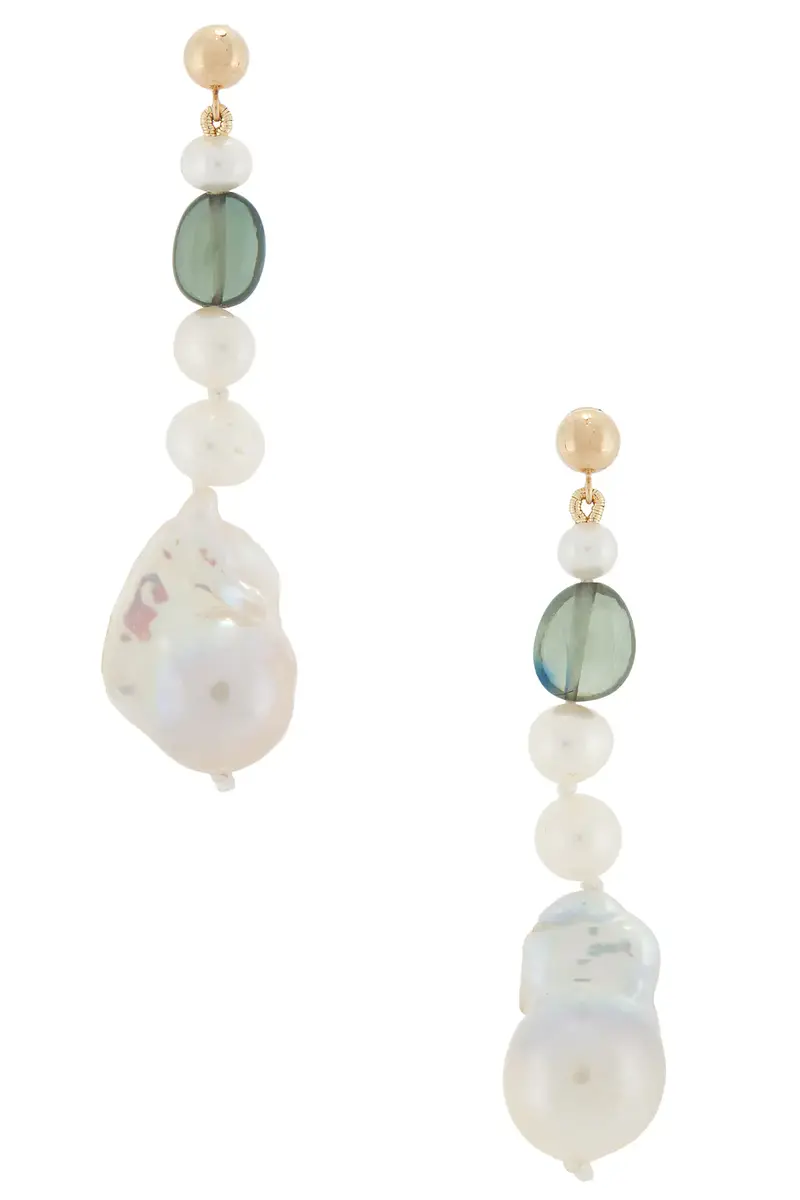 Loren Stewart Poet Pearl Earrings | Image 1 Loren Stewart Poet Pearl Earrings | Image 1