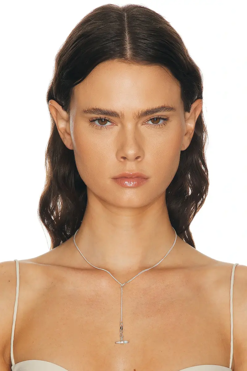 Loren Stewart Lunette Barbell Link Necklace | Thumbnail 2