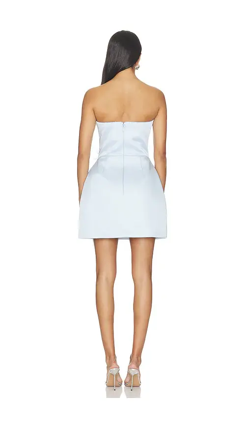 Nadine Merabi Flower Trim Mini Dress | Thumbnail 4 Nadine Merabi Flower Trim Mini Dress | Thumbnail 4