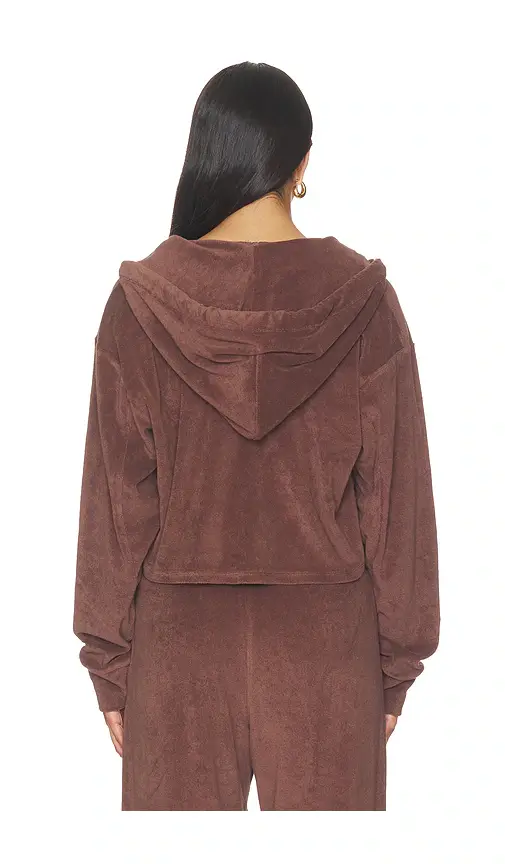 Year of Ours Terry Classic Zip Up Sweatshirt | Thumbnail 4