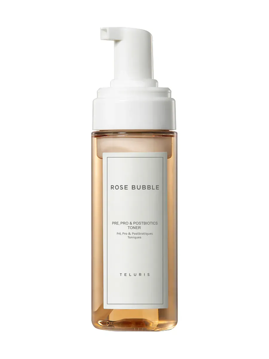 Teluris Rose Bubble Toner.