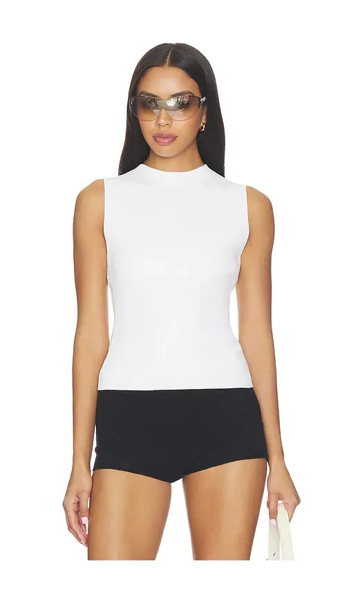 Alexander Wang Tank With Logo Track Stripe | Image 1 Alexander Wang Tank With Logo Track Stripe | Image 1
