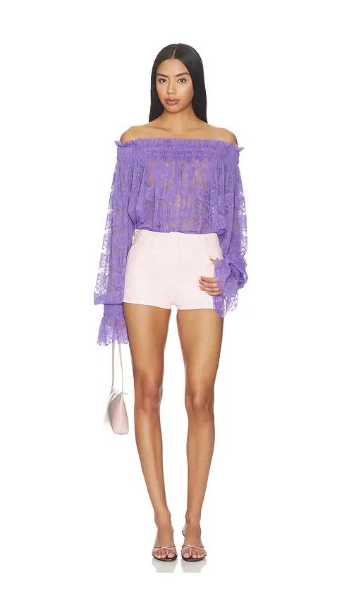 Norma Kamali Long Sleeve Peasant Top | Thumbnail 4 Norma Kamali Long Sleeve Peasant Top | Thumbnail 4