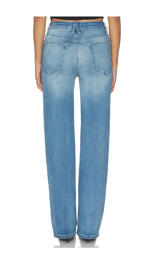 GOOD AMERICAN Soft Tech True Straight Jeans | Thumbnail 4 GOOD AMERICAN Soft Tech True Straight Jeans | Thumbnail 4