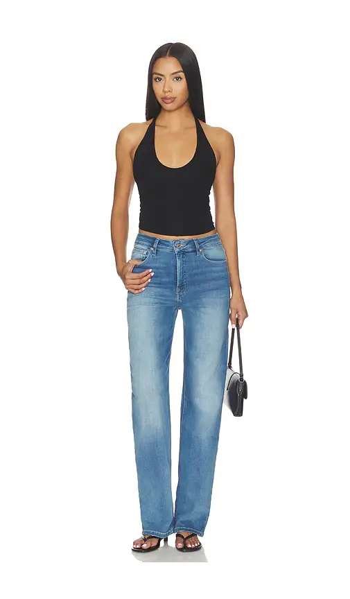 GOOD AMERICAN Soft Tech True Straight Jeans | Thumbnail 5 GOOD AMERICAN Soft Tech True Straight Jeans | Thumbnail 5