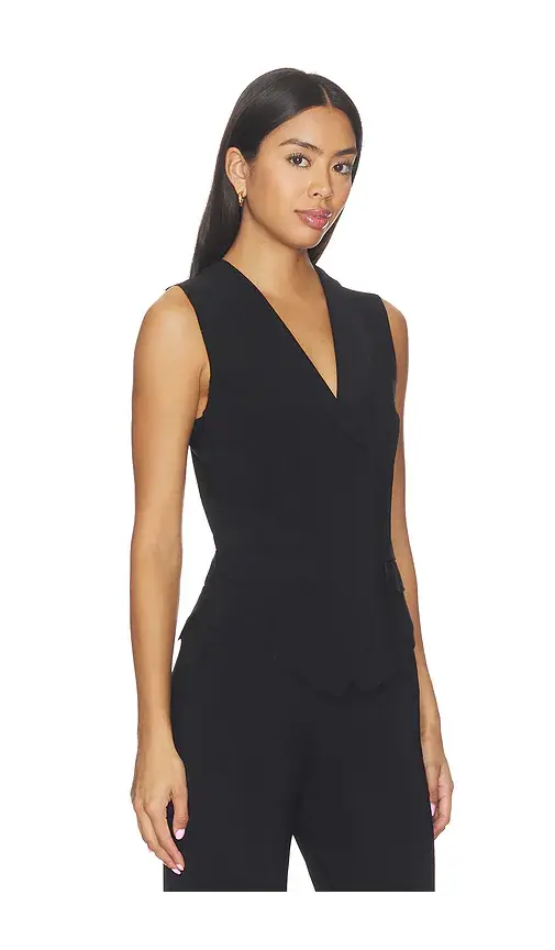 Norma Kamali Vest With Lapel | Thumbnail 2