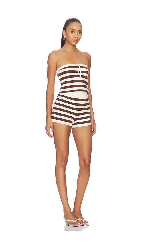 Lovers and Friends Pamelah Stripe Romper | Thumbnail 2 Lovers and Friends Pamelah Stripe Romper | Thumbnail 2