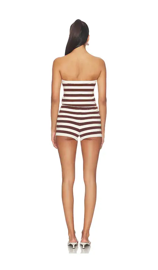 Lovers and Friends Pamelah Stripe Romper | Thumbnail 3 Lovers and Friends Pamelah Stripe Romper | Thumbnail 3