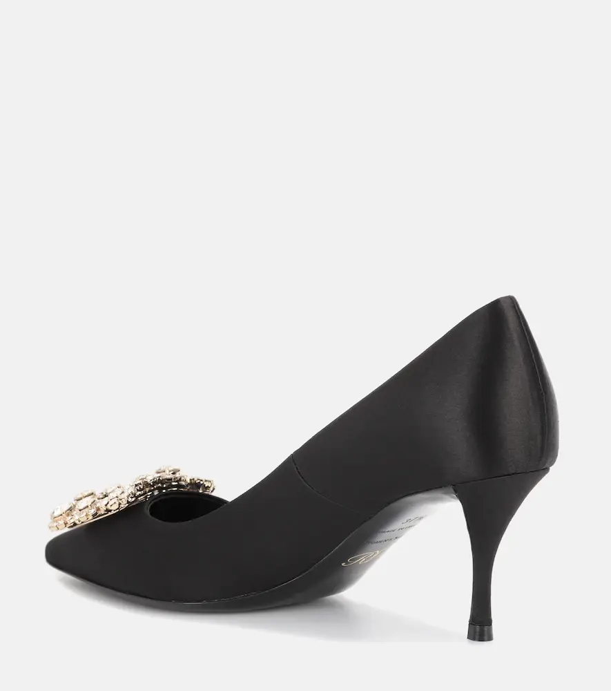 Roger Vivier Embellished satin pumps | Thumbnail 2 Roger Vivier Embellished satin pumps | Thumbnail 2