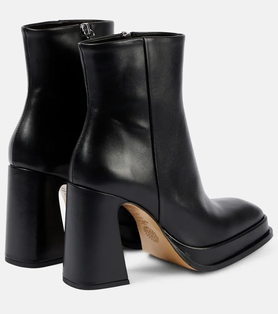 Souliers Martinez Nova Chueca leather ankle boots | Thumbnail 3