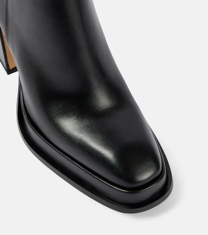 Souliers Martinez Nova Chueca leather ankle boots | Thumbnail 4