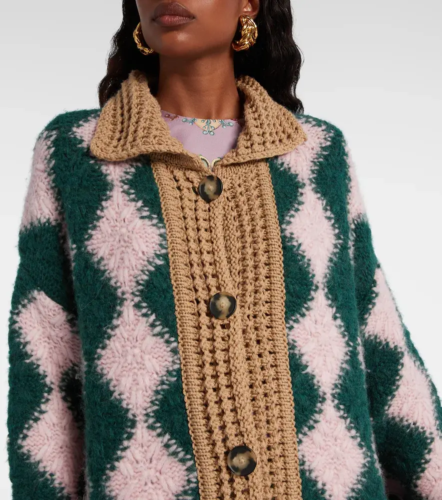 La DoubleJ Crochet wool-blend cardigan | Thumbnail 5 La DoubleJ Crochet wool-blend cardigan | Thumbnail 5