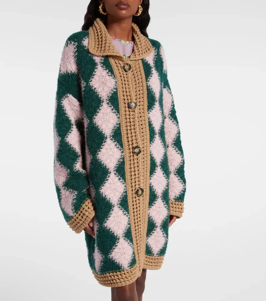 La DoubleJ Crochet wool-blend cardigan | Thumbnail 6 La DoubleJ Crochet wool-blend cardigan | Thumbnail 6
