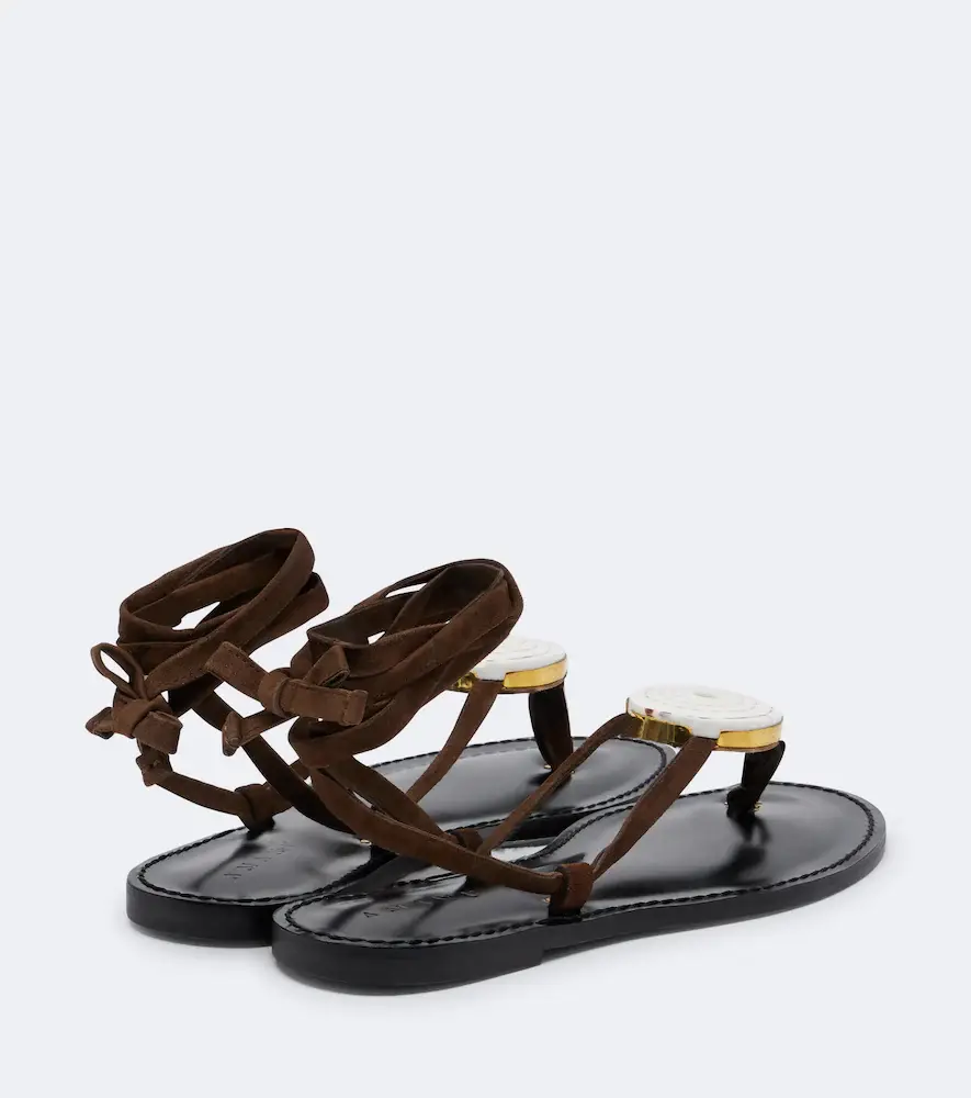 AMANU Vamizi embellished suede thong sandals | Thumbnail 2 AMANU Vamizi embellished suede thong sandals | Thumbnail 2