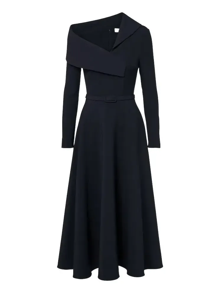 Asymmetric crêpe cocktail dress Asymmetric crêpe cocktail dress
