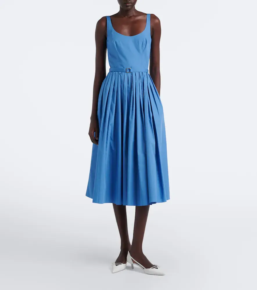 Emilia Wickstead Eglantine belted cotton poplin midi dress | Thumbnail 2 Emilia Wickstead Eglantine belted cotton poplin midi dress | Thumbnail 2