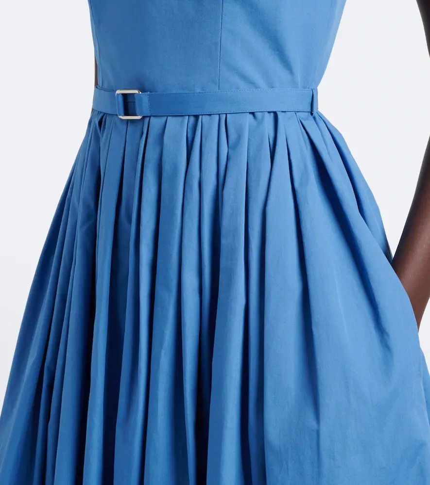 Emilia Wickstead Eglantine belted cotton poplin midi dress | Thumbnail 3 Emilia Wickstead Eglantine belted cotton poplin midi dress | Thumbnail 3