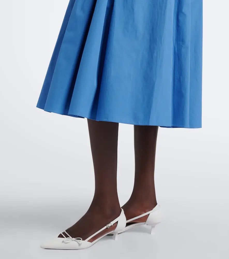 Emilia Wickstead Eglantine belted cotton poplin midi dress | Thumbnail 4 Emilia Wickstead Eglantine belted cotton poplin midi dress | Thumbnail 4