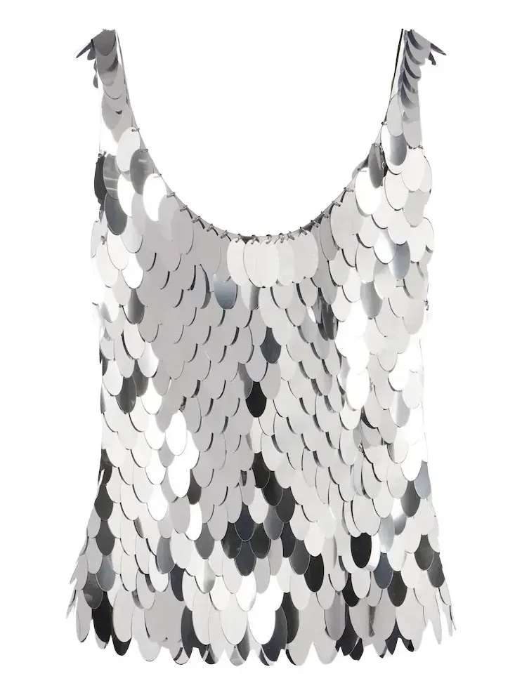 Sequin-embellished top