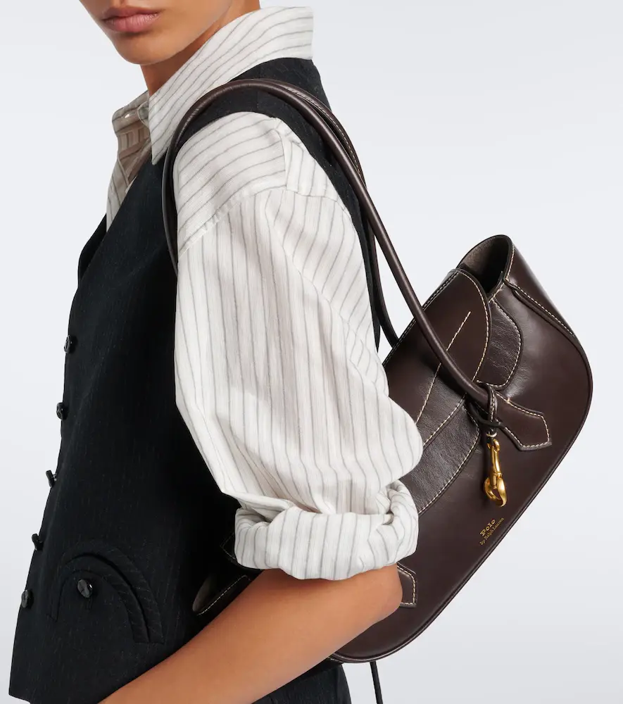 Polo Ralph Lauren Polo Blaze Small leather shoulder bag | Thumbnail 5