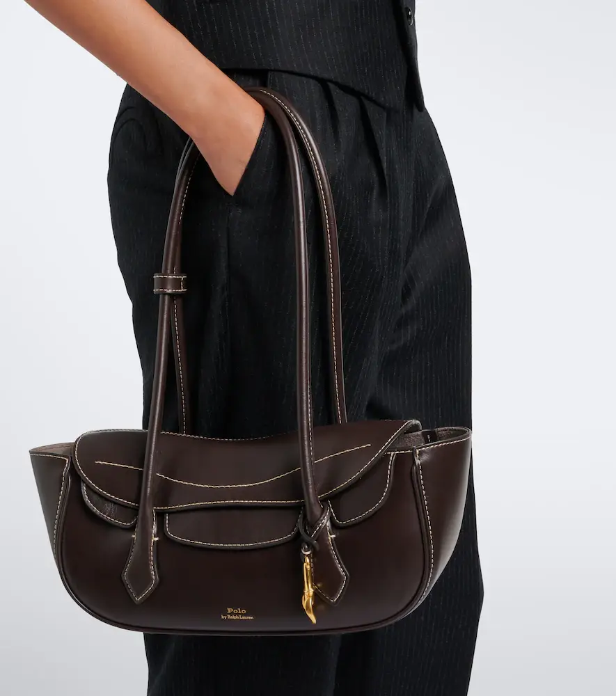 Polo Ralph Lauren Polo Blaze Small leather shoulder bag | Thumbnail 6