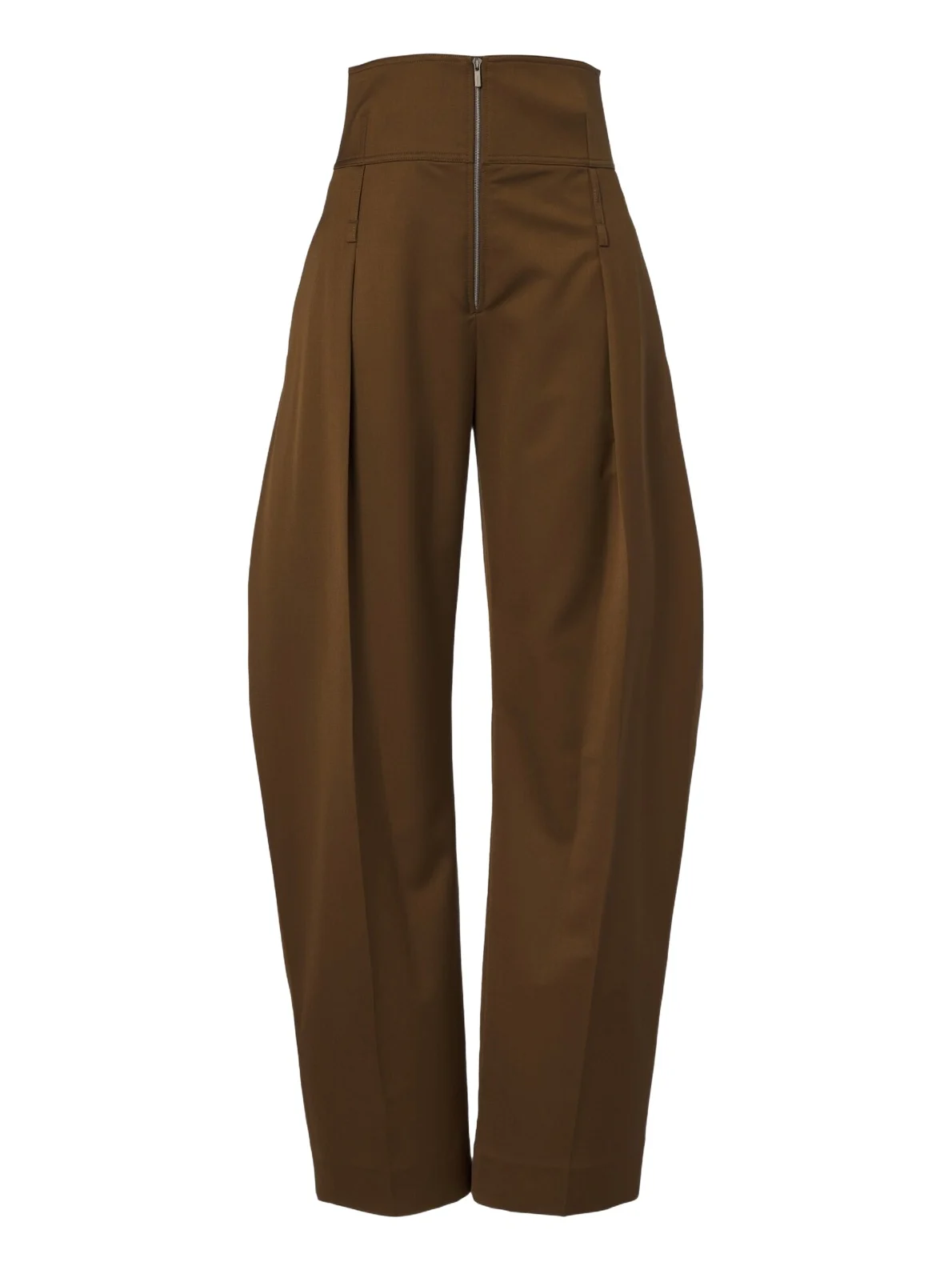 Wool and cashmere barrel-leg pants Wool and cashmere barrel-leg pants