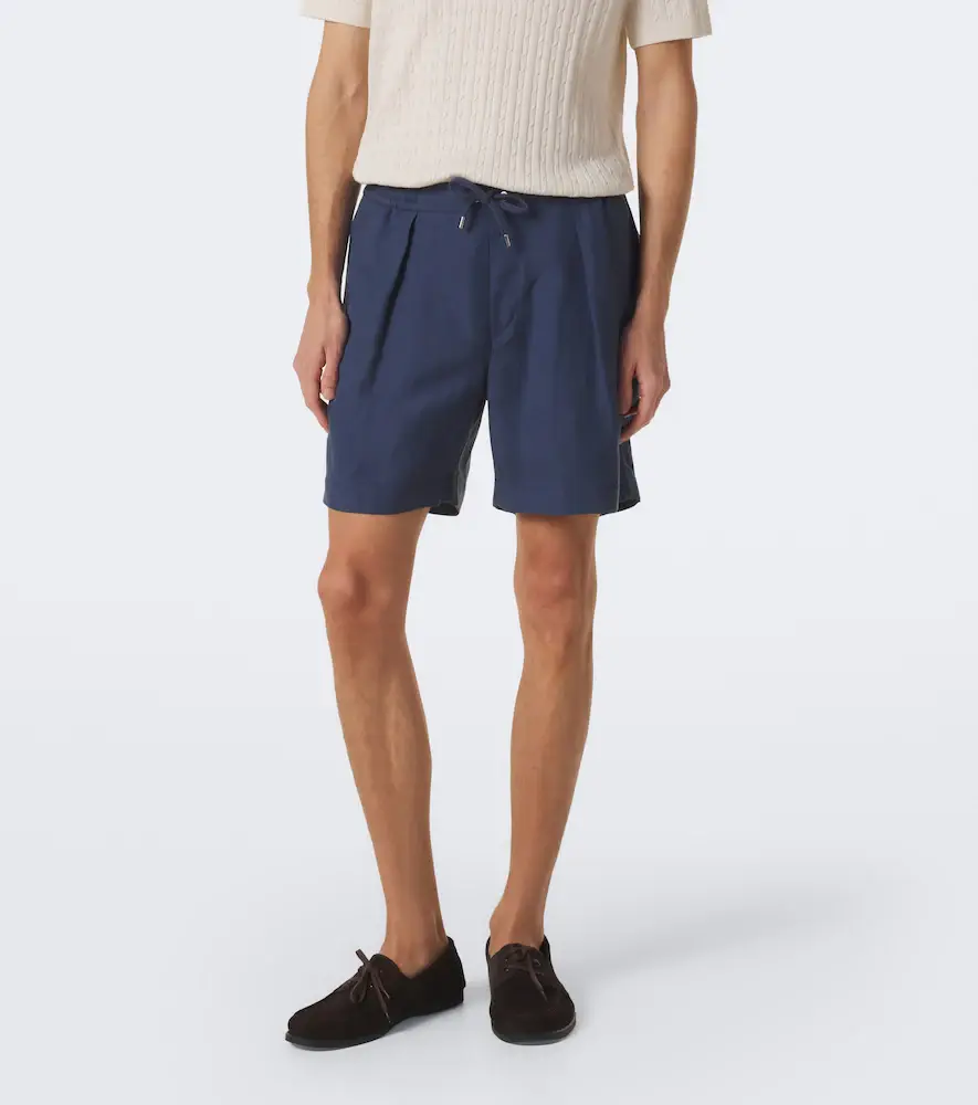Ralph Lauren Purple Label Silk and linen shorts | Thumbnail 5