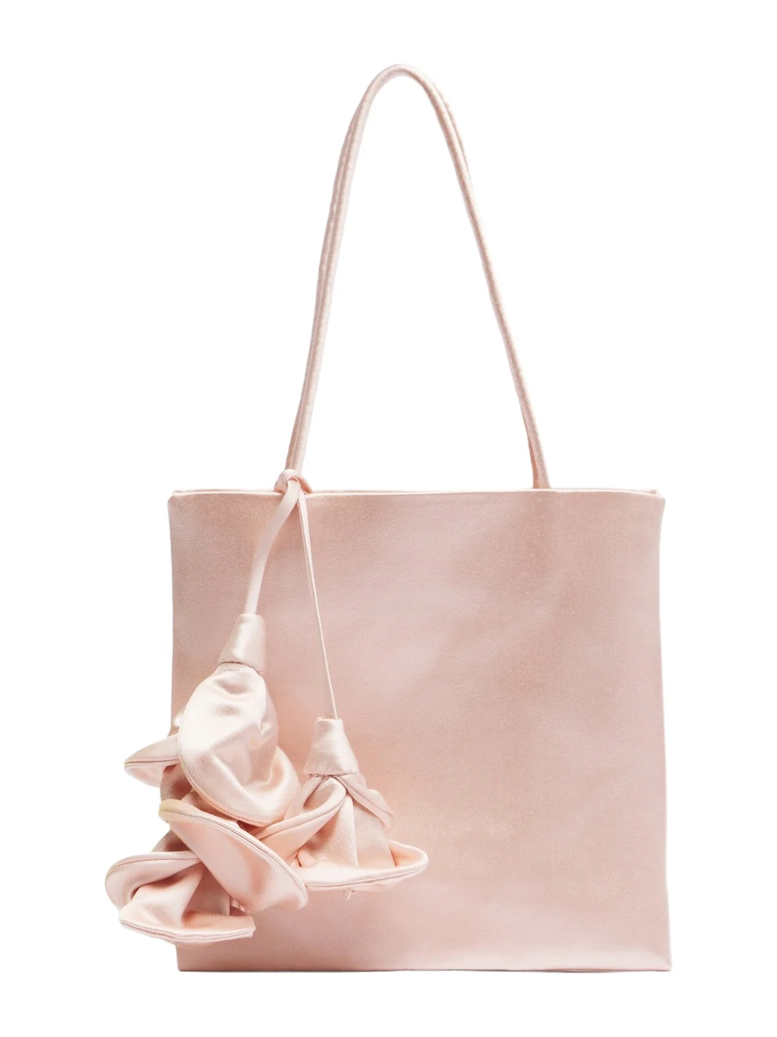 Julia Small satin top-handle bag