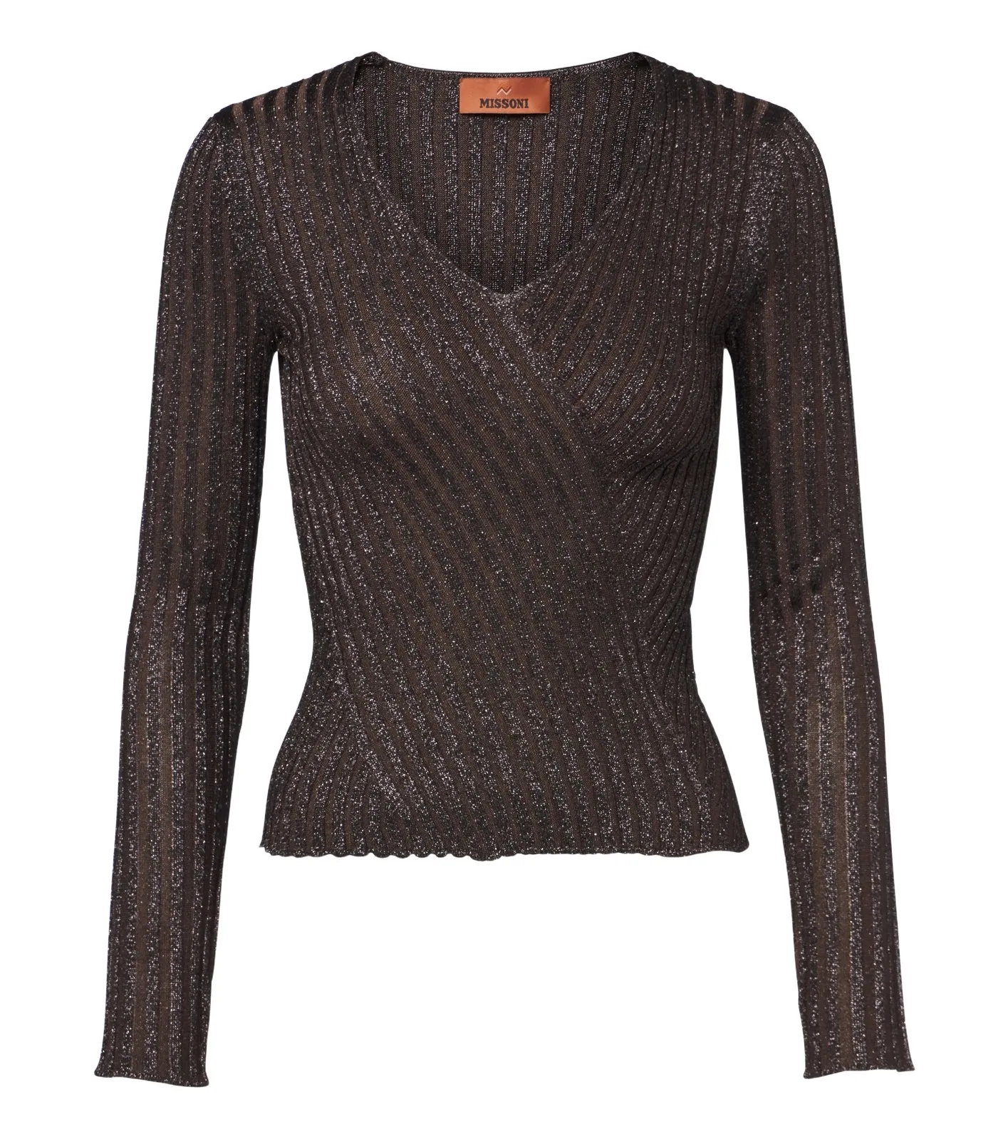 Missoni Striped lamé top