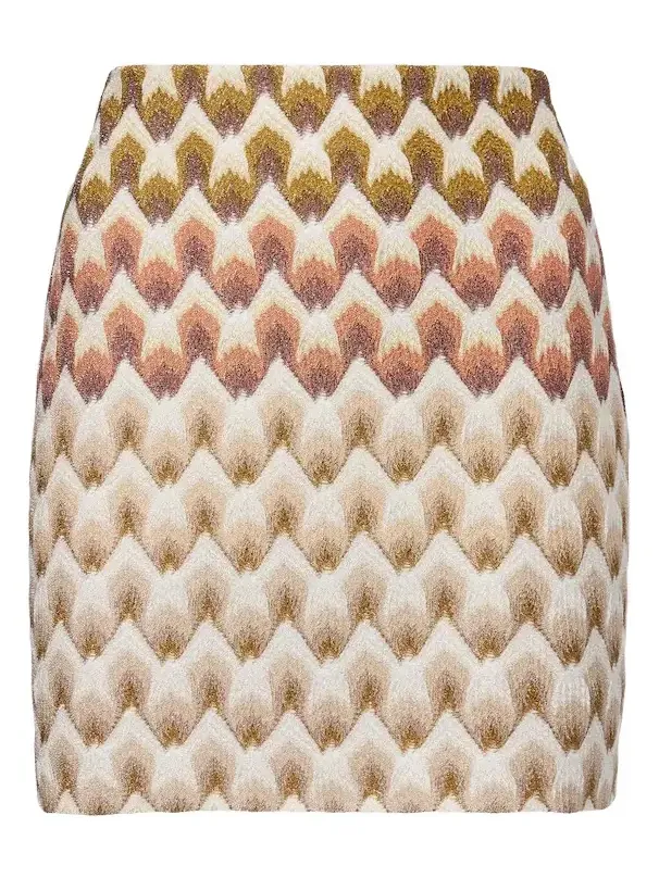 Lamé miniskirt