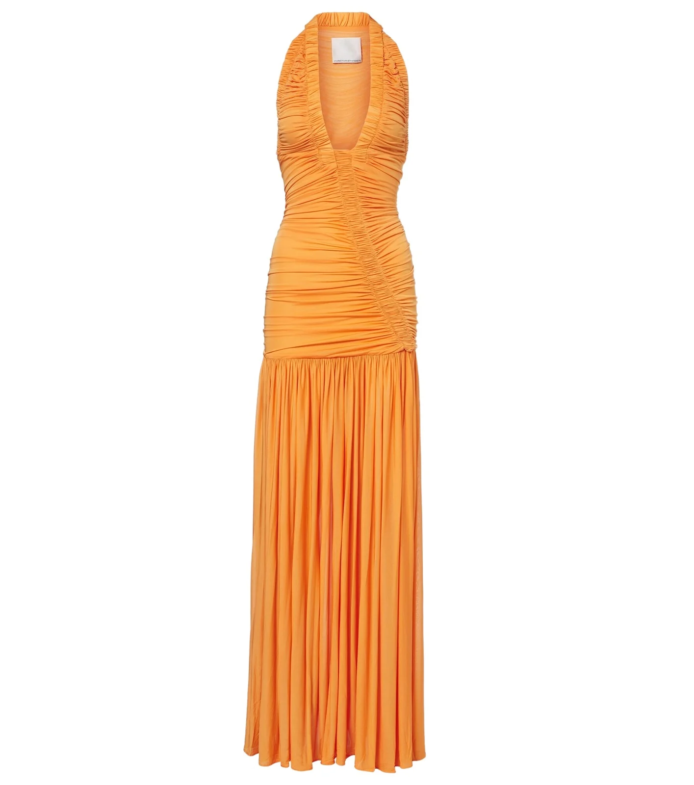 Orion ruched halterneck gown Orion ruched halterneck gown