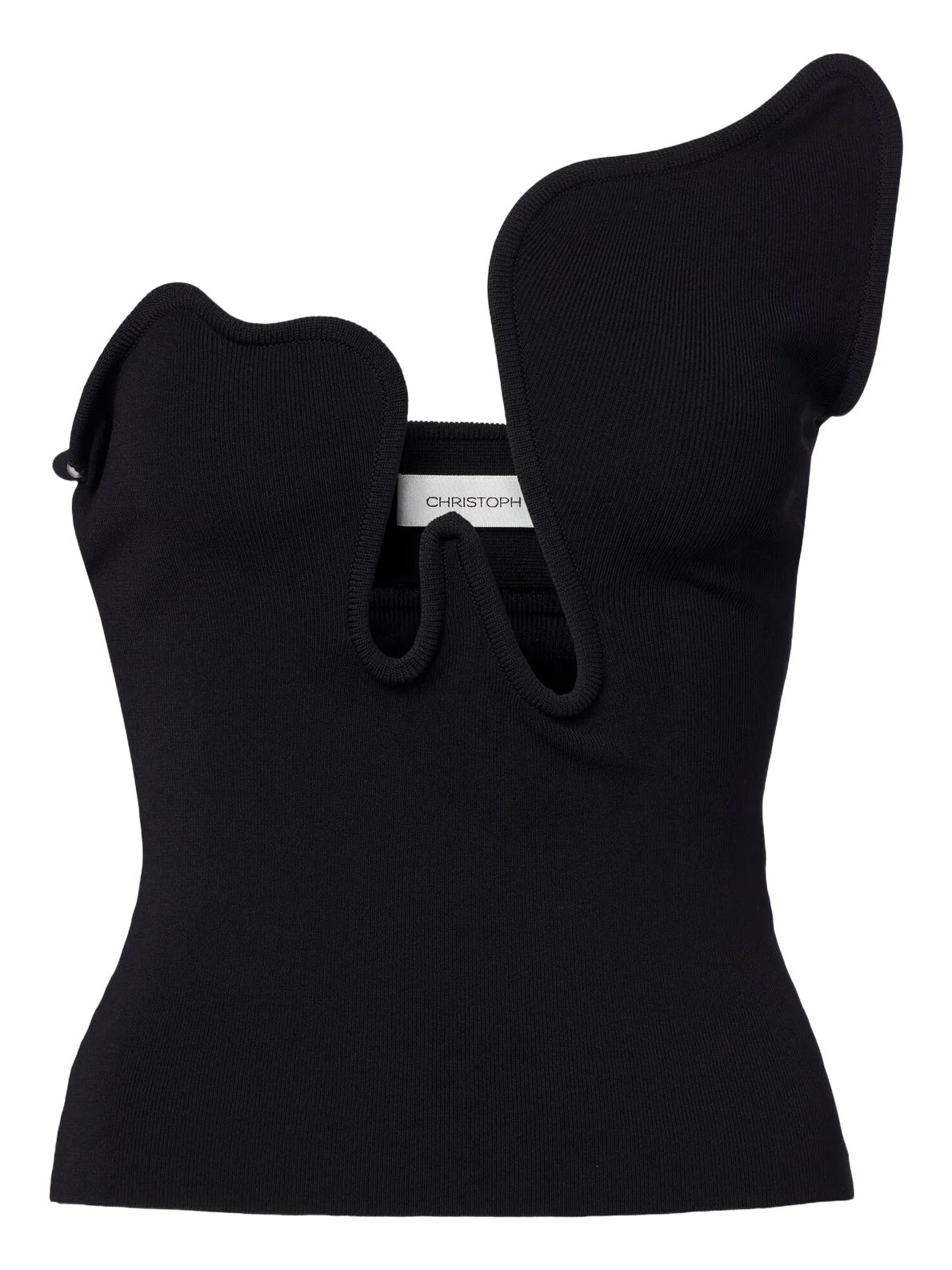Christopher Esber Salacia ribbed-knit jersey top