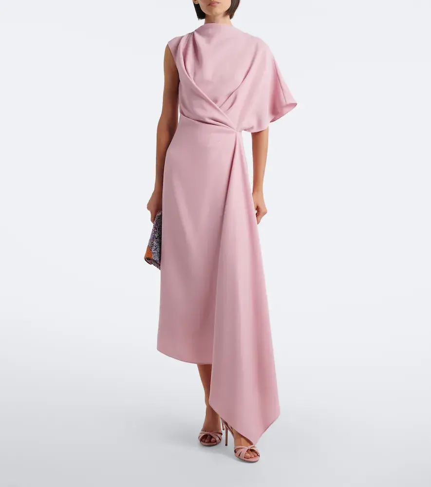 Roksanda Elva asymmetric crêpe midi dress | Thumbnail 4