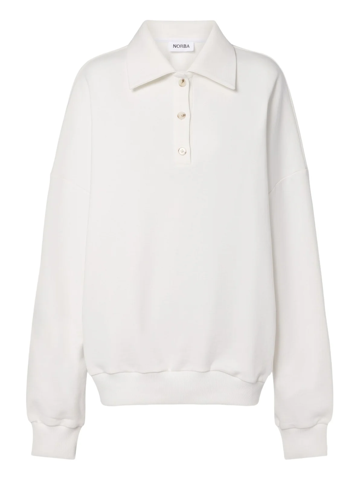 NORBA Julia cotton polo sweatshirt