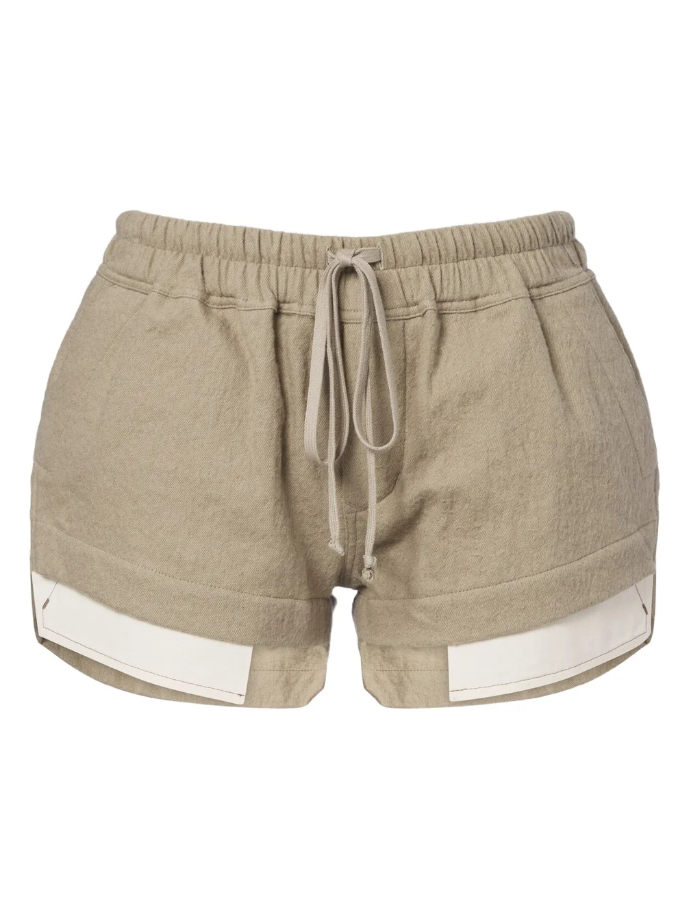 Fog cotton and wool shorts
