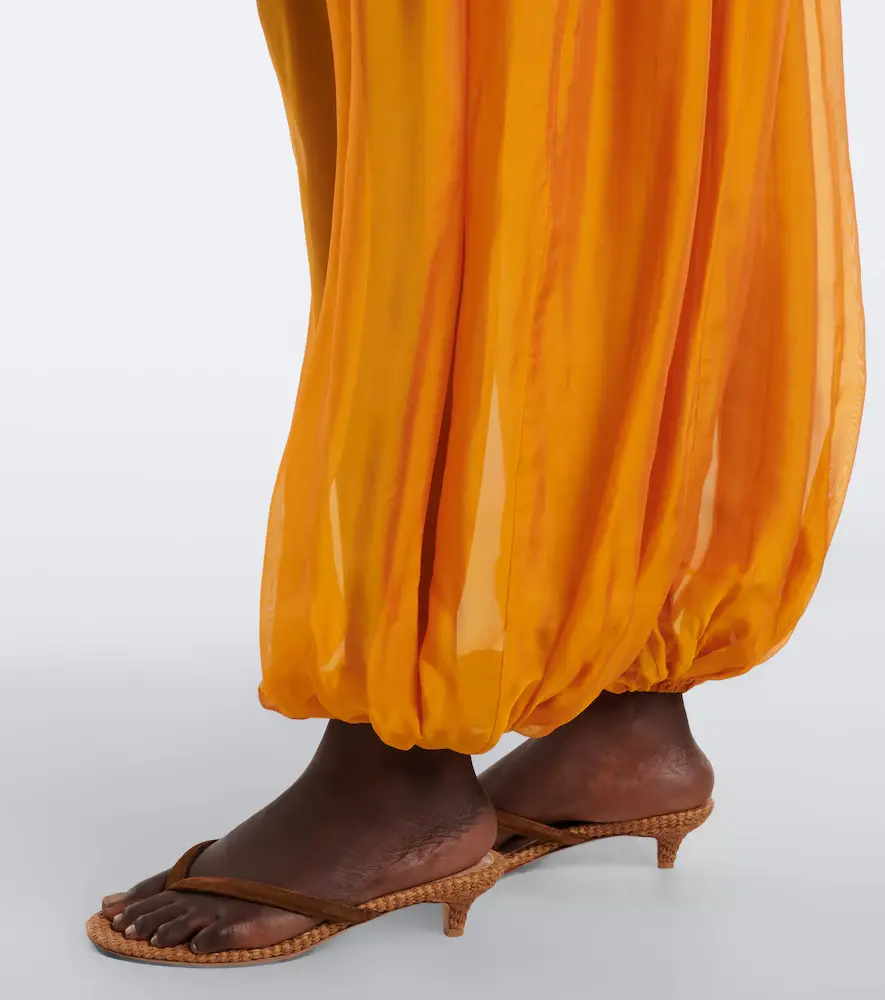 Retrofête Retrofête Evolet chiffon balloon pants | Thumbnail 2 Retrofête Retrofête Evolet chiffon balloon pants | Thumbnail 2